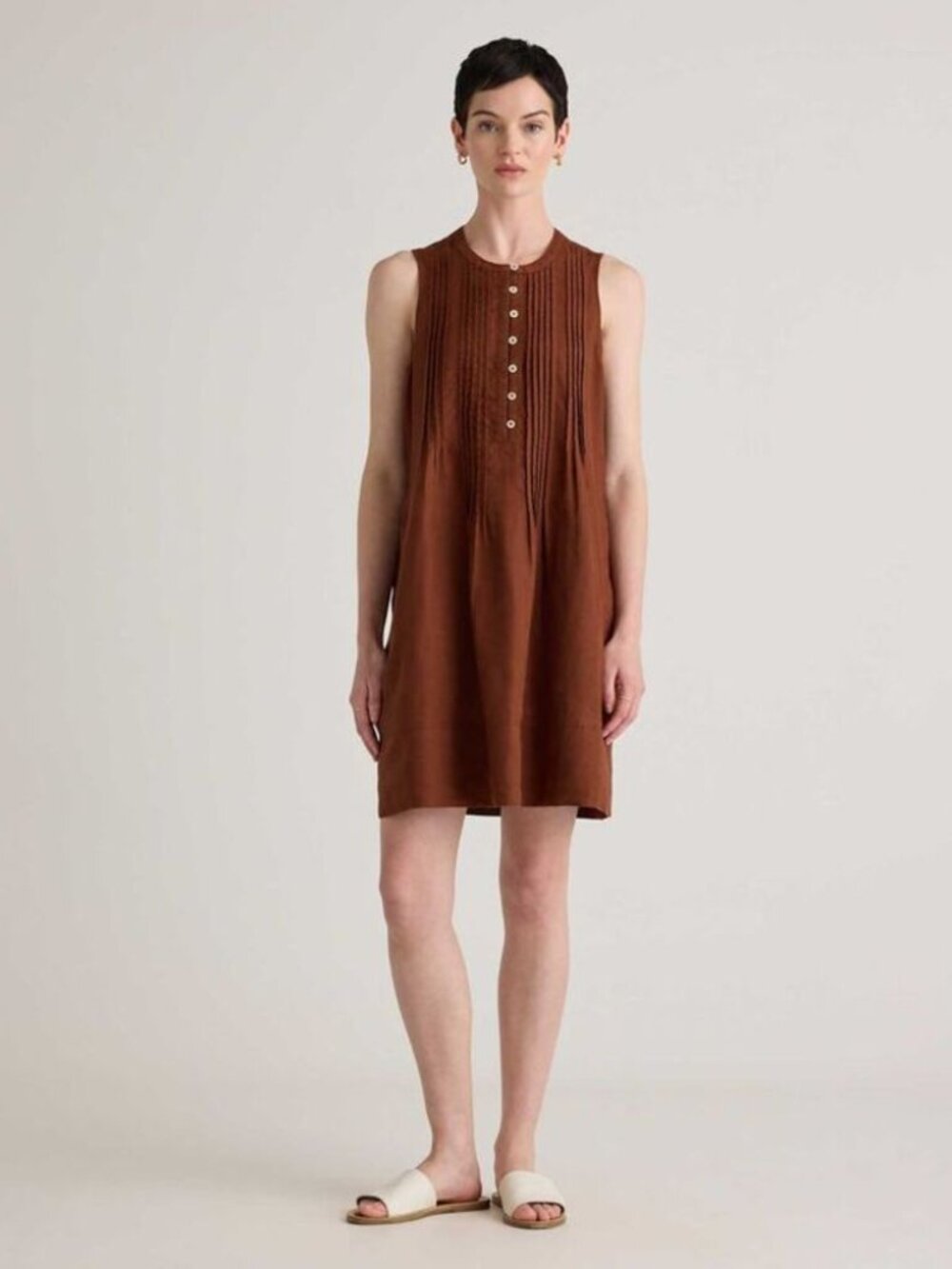NWT Quince Sleeveless Linen Dress